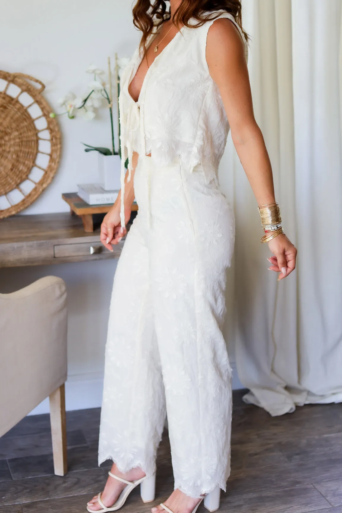 Julie Embroidered Trousers