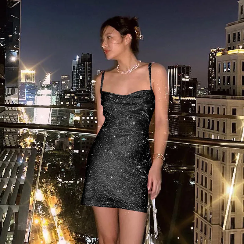 Knitted Backless Camisole Stylish and Sexy Maxi Dress