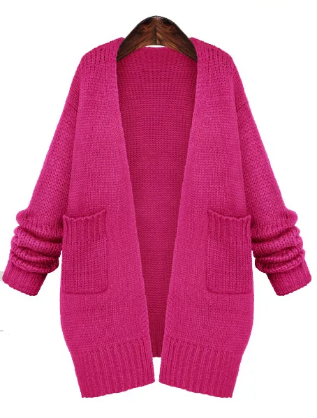 Korean Long Knit Loose Solid Color Sweater
