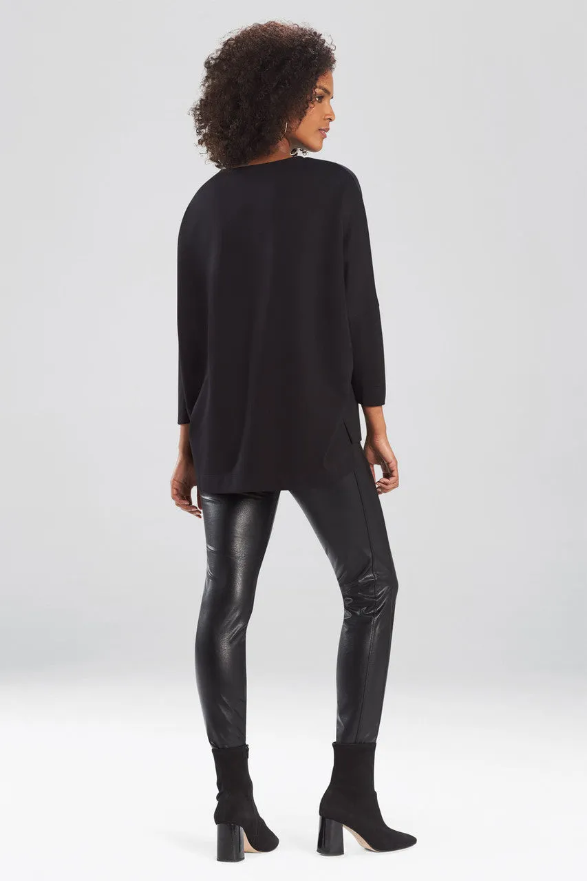 Light Weight Ponte Oversized Tunic
