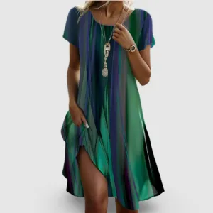 Lila | Stylish Boho Gradient Dress