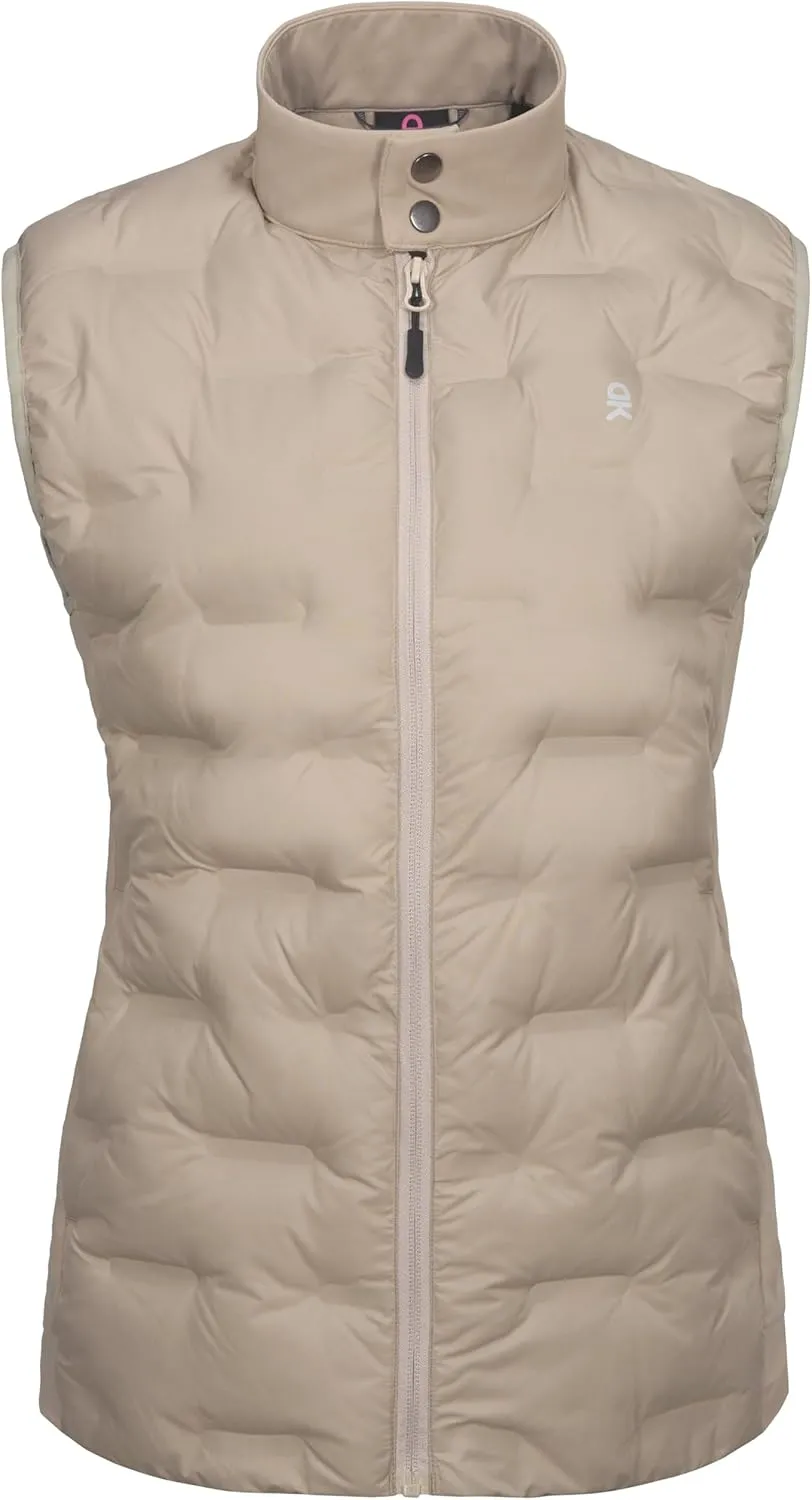 Little Donkey Andy Women's Puffer Vest Lightweight Sleeveless Golf Padded Jacket