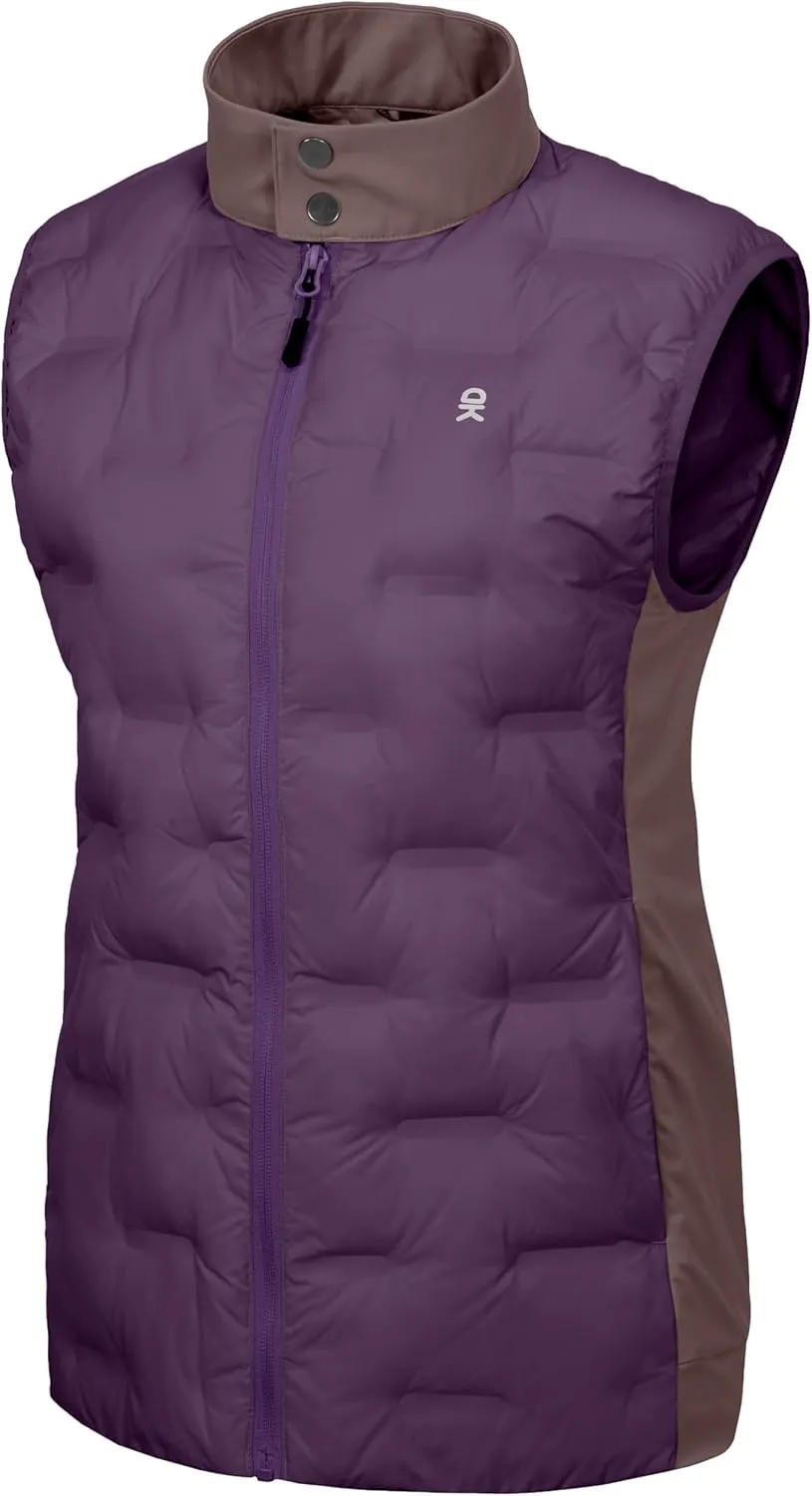 Little Donkey Andy Women's Puffer Vest Lightweight Sleeveless Golf Padded Jacket