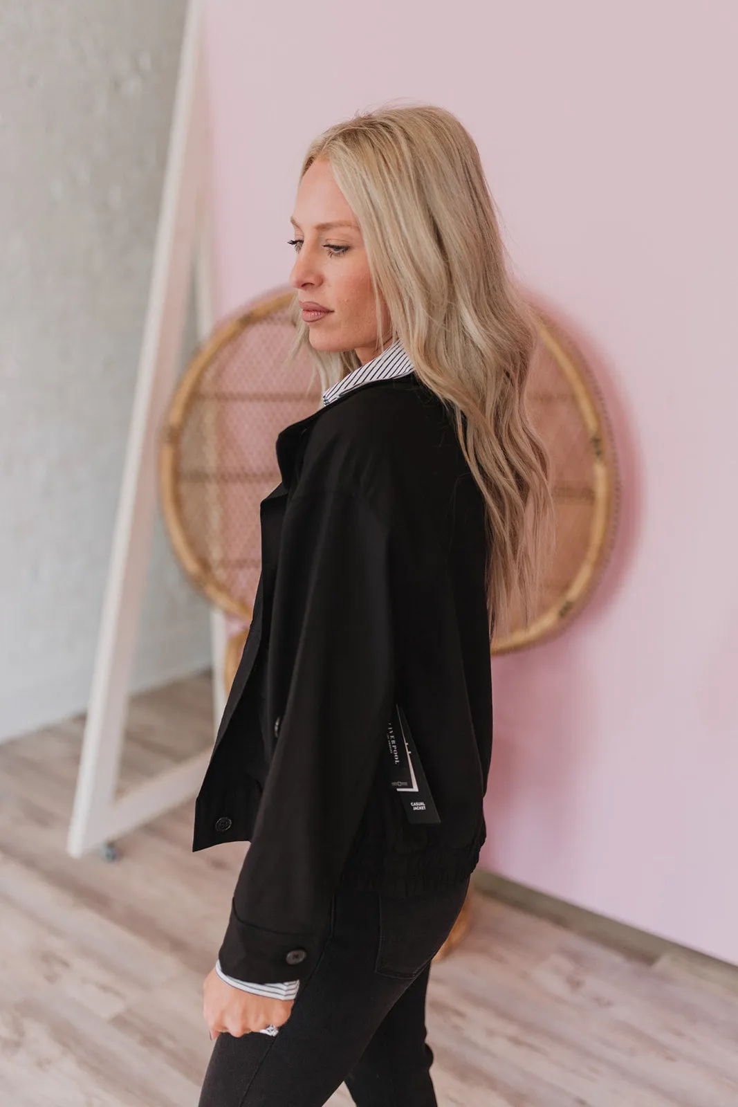 Liverpool Black Utility Jacket