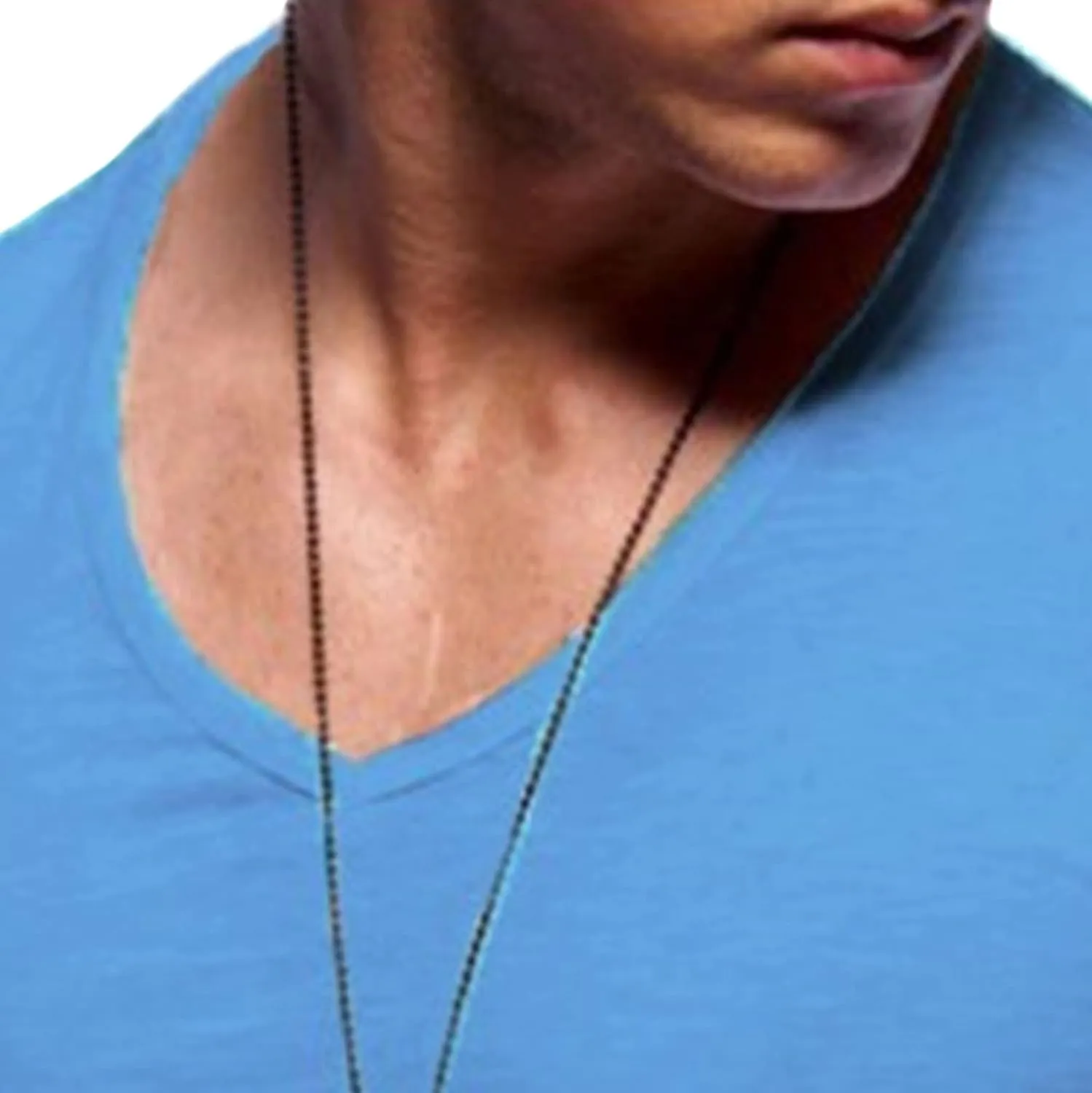 Maiyifu-GJ Men's V Neck Muscle Workout Athletic T-Shirt Bodybuilding Fashion Short Sleeve Slim Fit Zipper Tee Top