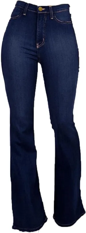 Maiyifu-GJ Women's Flare Bell Bottom Jeans High Rise Slimming Wide Leg Denim Jeans Retro Slim Boot Cut Jean Trousers