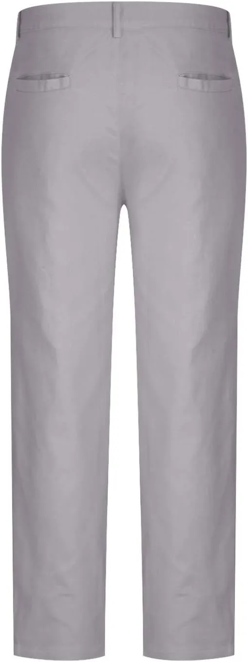Men's Cotton Linen Dress Pants Casual Lightweight Flat-Front Stretch Chino Pants Business Slim Fit Trousers for Men