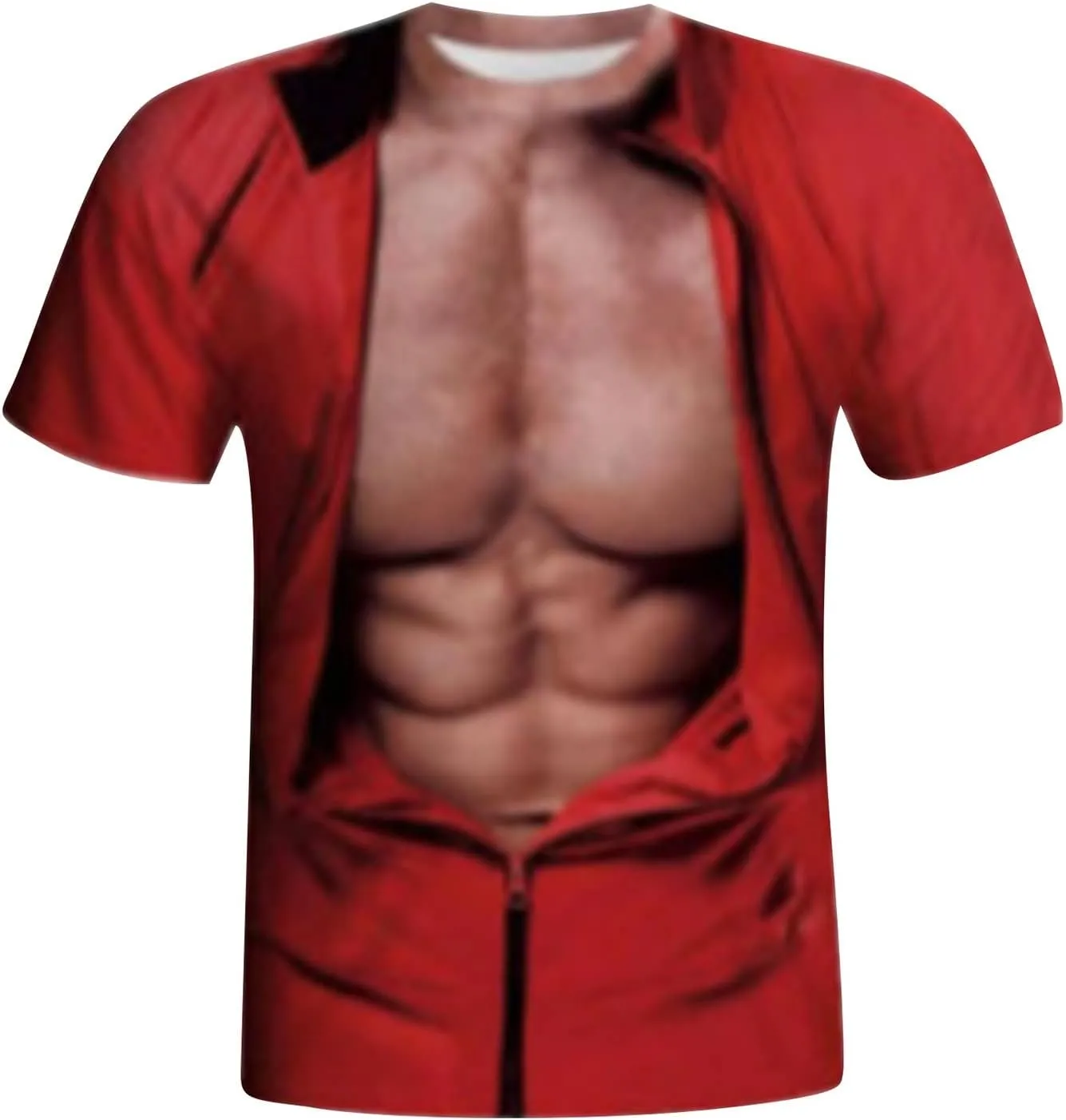 Men's Graphic Tees 3D Pattern Printed Short Sleeve Novelty Muscle T-Shirts Casual Crewneck Tee Top Shirts, M-5XL