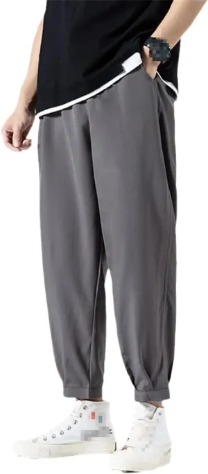 Men's Harem Pants Summer Thin Joggers Sweatpants Casual Trousers