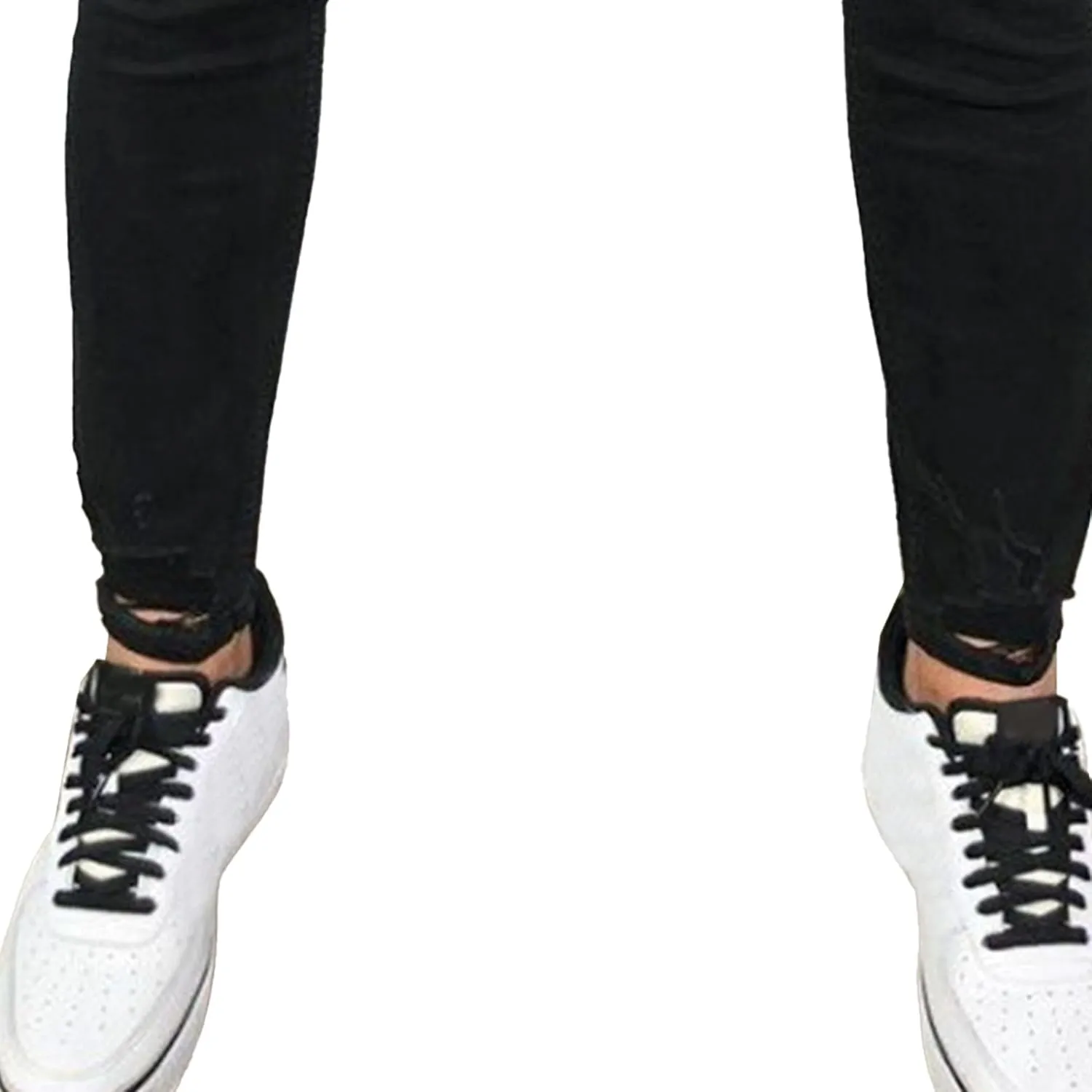 Men's Slim Fit Stretch Ripped Jean Fashion Skinny Outdoor Jean Pants Skinny Tapered Leg Casual Jeans