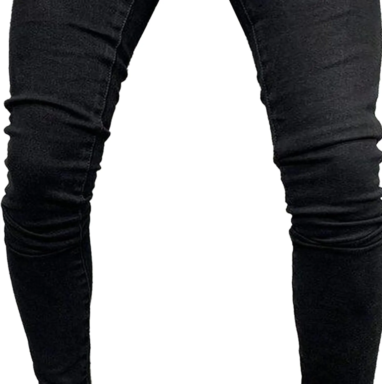 Men's Slim Fit Stretch Ripped Jean Fashion Skinny Outdoor Jean Pants Skinny Tapered Leg Casual Jeans