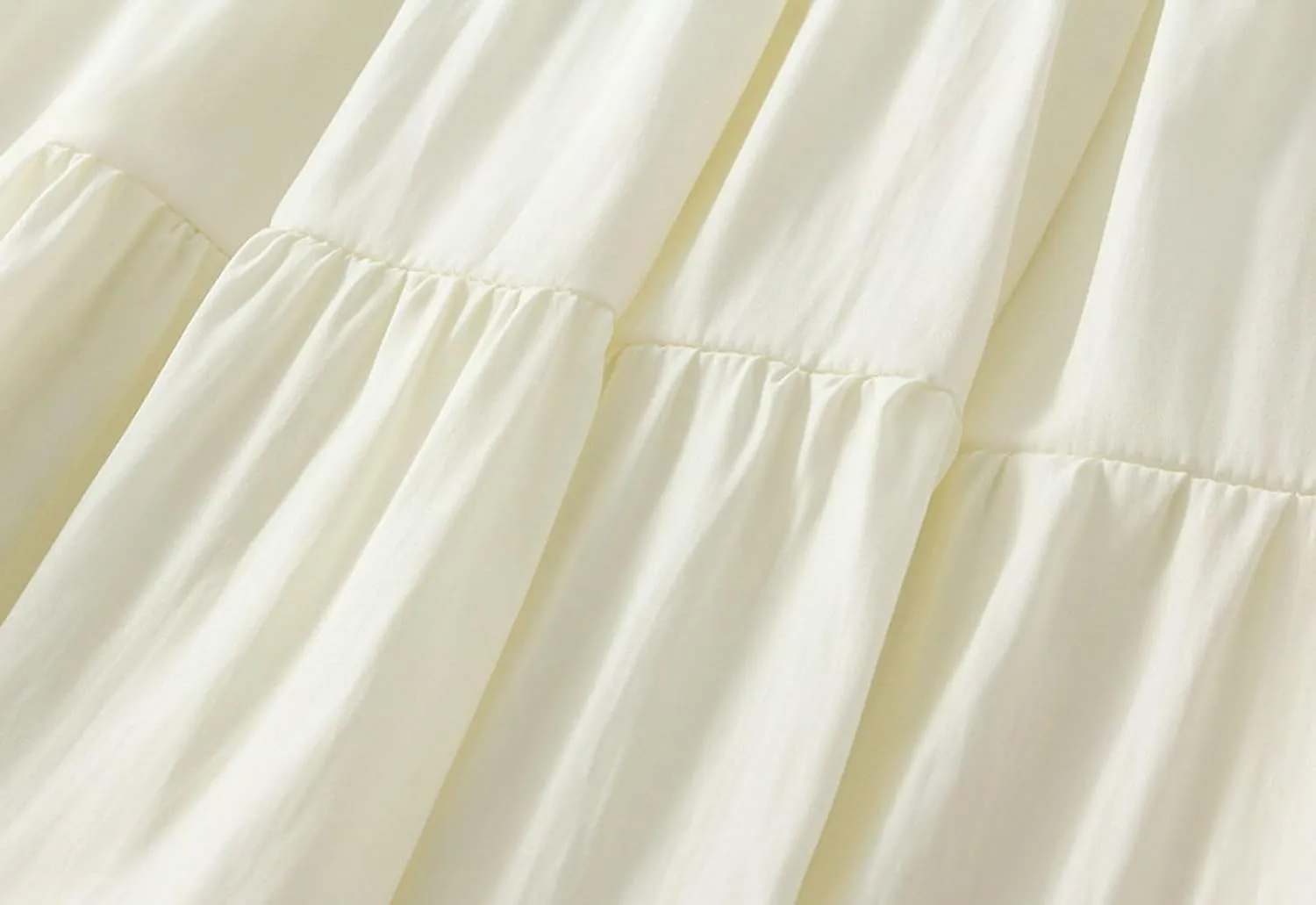 Midi Skirt for Women HIgh Waist A-line Summer Skirts Pleated Tiered Flowy Swing Beach Skirt