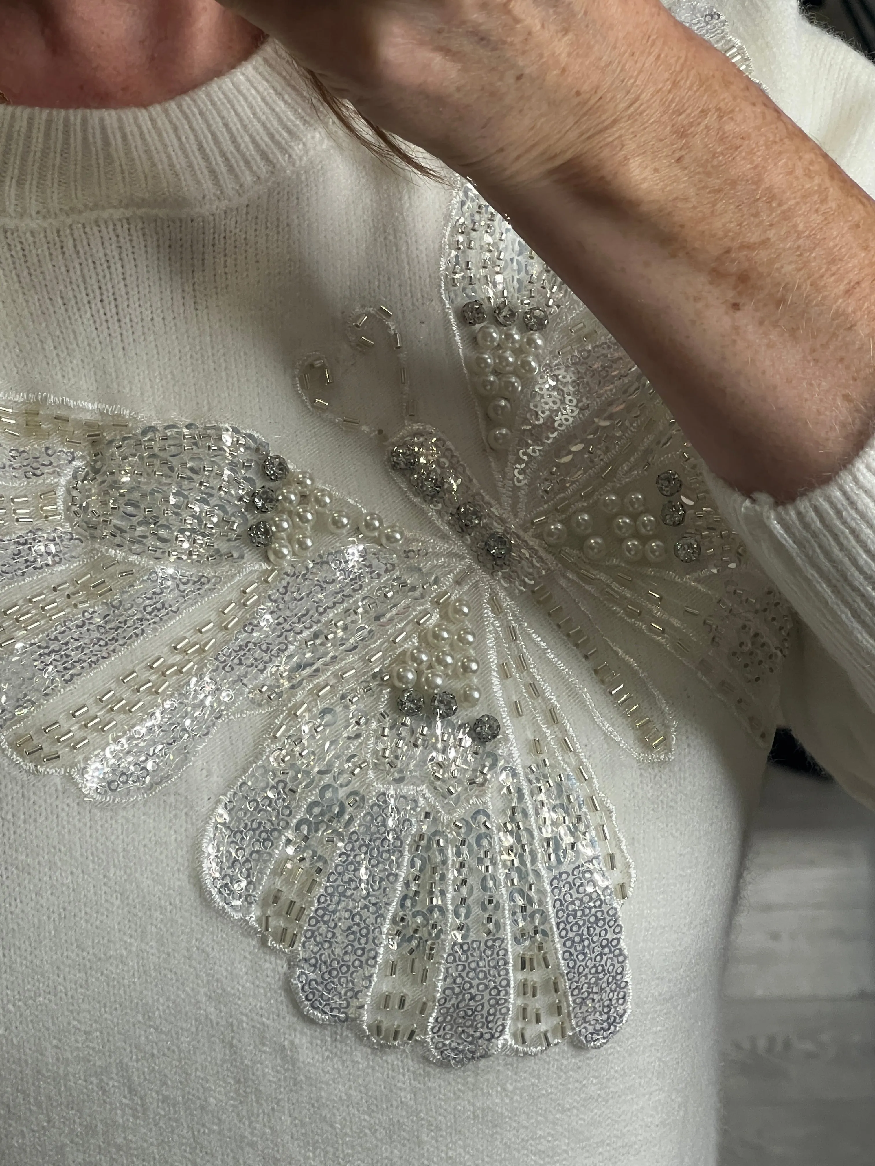 Milena Pearl Butterfly Jumper