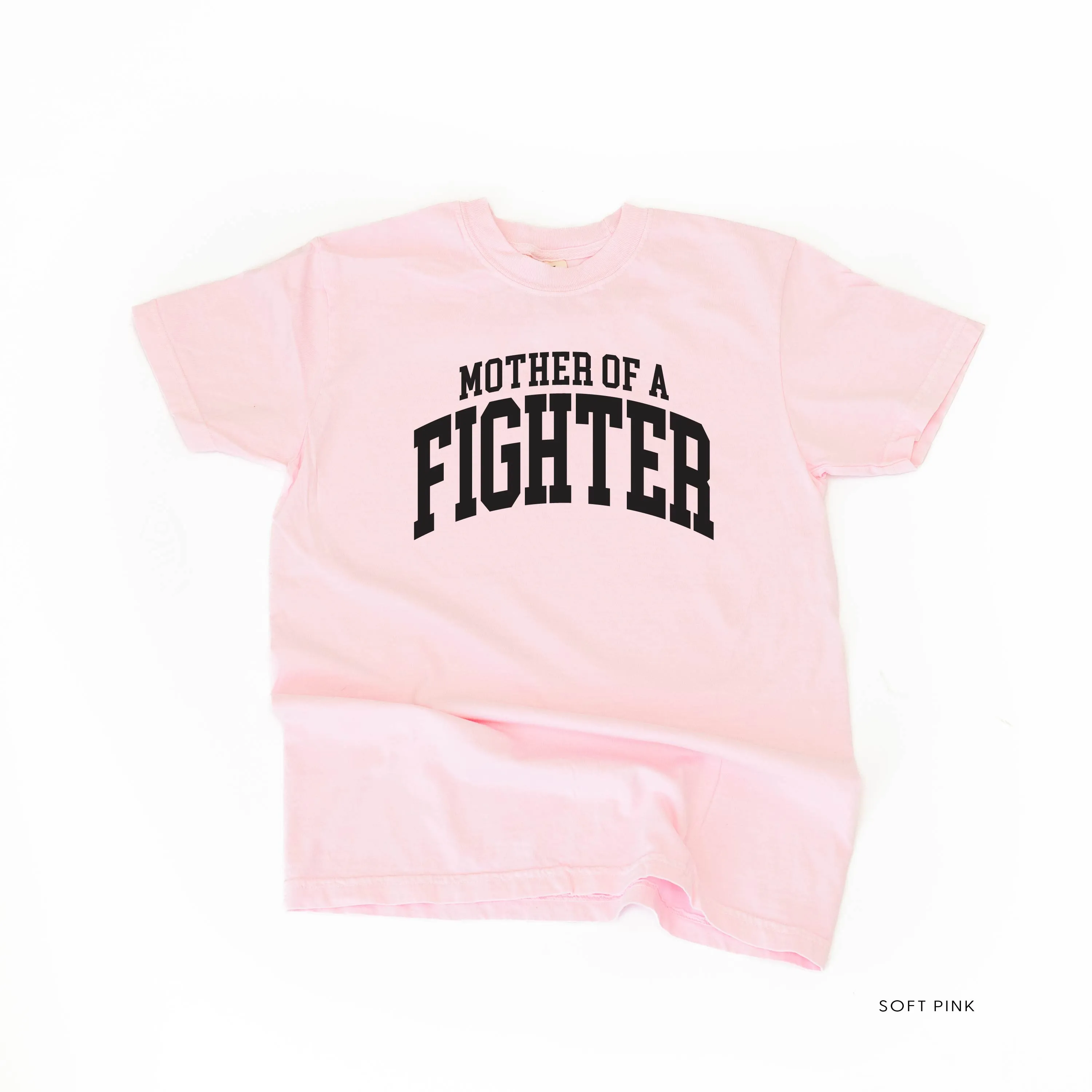 Mother of a Fighter - Varsity - SHORT SLEEVE COMFORT COLORS TEE