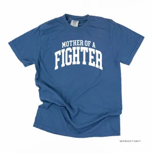 Mother of a Fighter - Varsity - SHORT SLEEVE COMFORT COLORS TEE