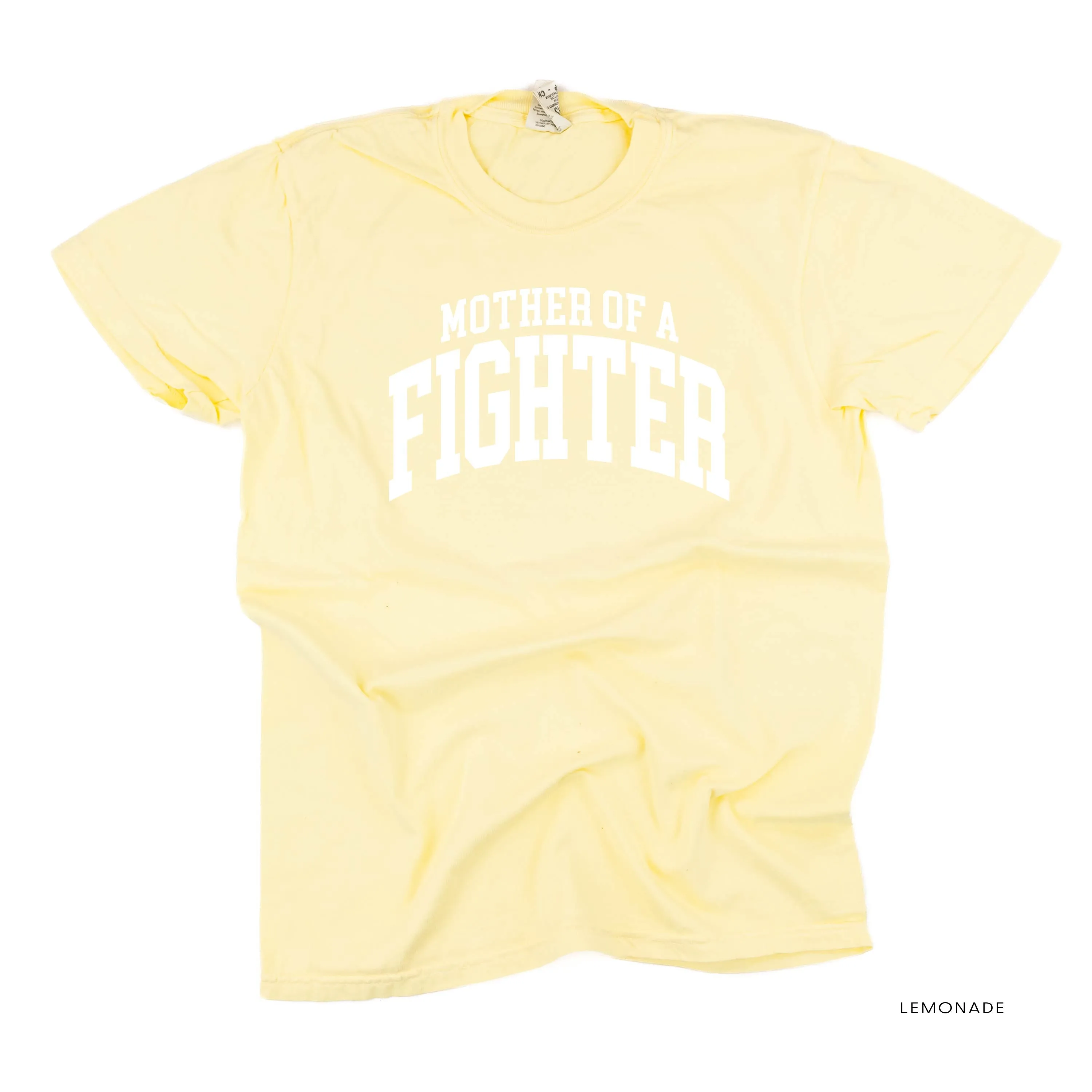 Mother of a Fighter - Varsity - SHORT SLEEVE COMFORT COLORS TEE
