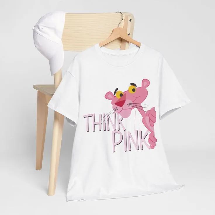 New Pink Panther Cotton Tee Shirt