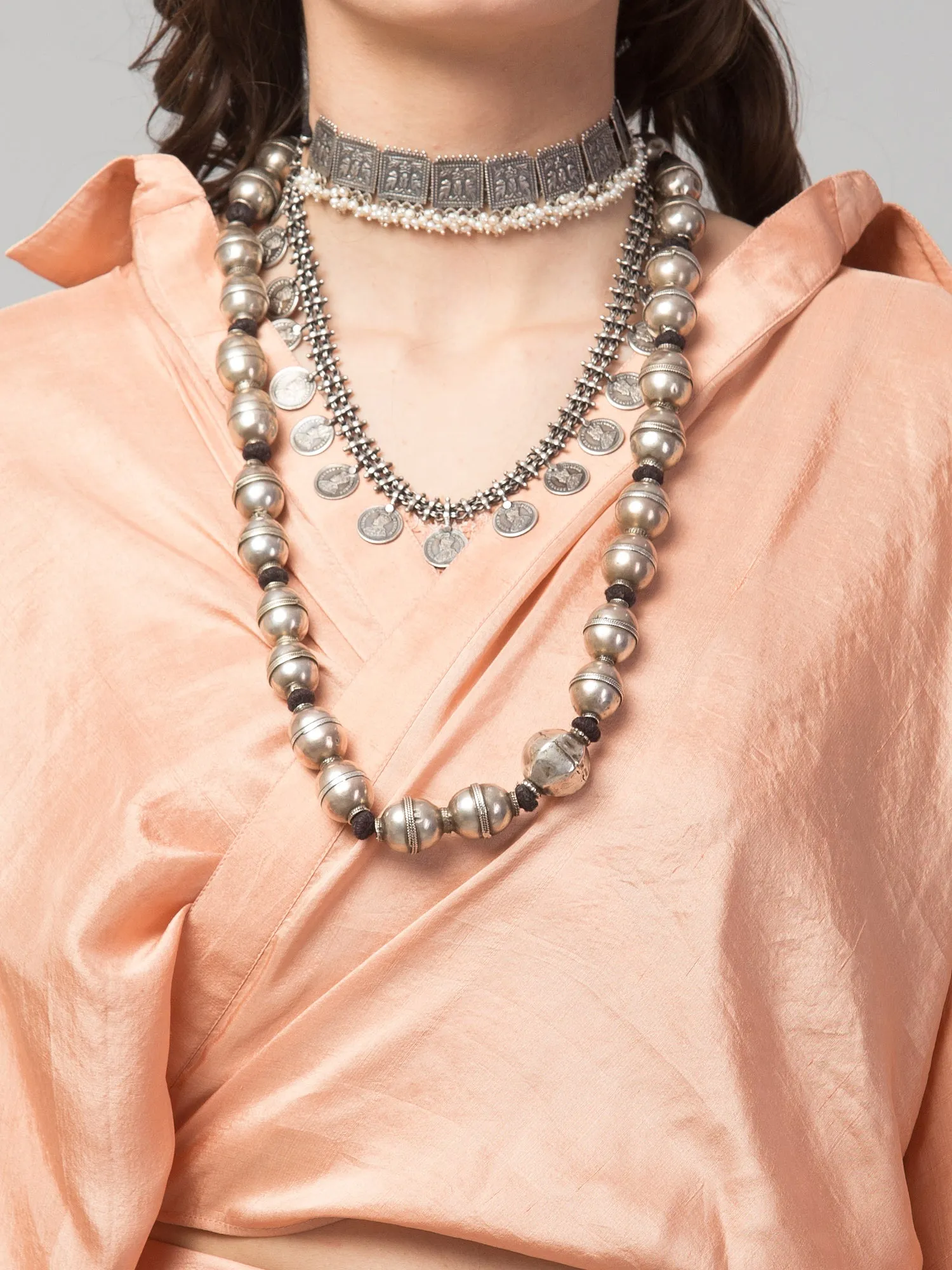 OLD ROSE TIE BACK SHIRT