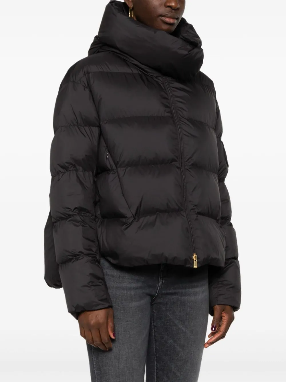 PKO-101602 GIZA BLACK PUFFER JACKET
