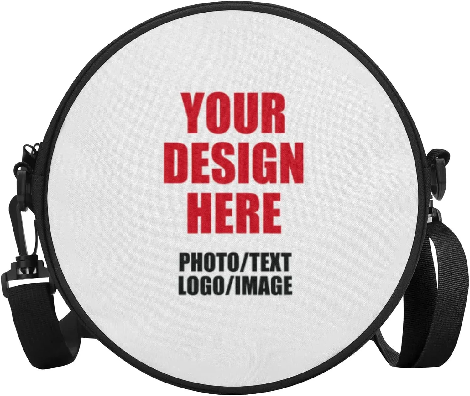 POPCUSTOMS Vintage Stylized Magic Sun & Moon Crossbody Bag Personalized Mini Circular Handbags