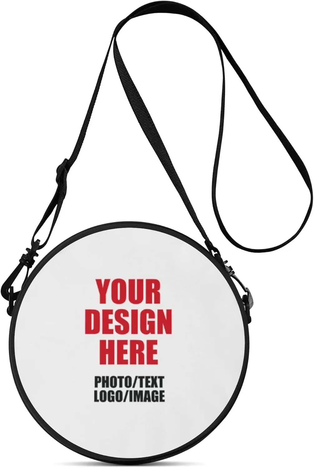 POPCUSTOMS Vintage Stylized Magic Sun & Moon Crossbody Bag Personalized Mini Circular Handbags