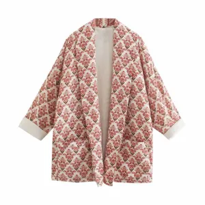 PRINTED PUFFER JACKET