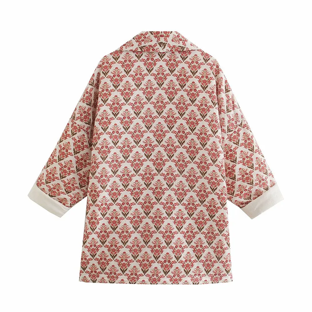 PRINTED PUFFER JACKET