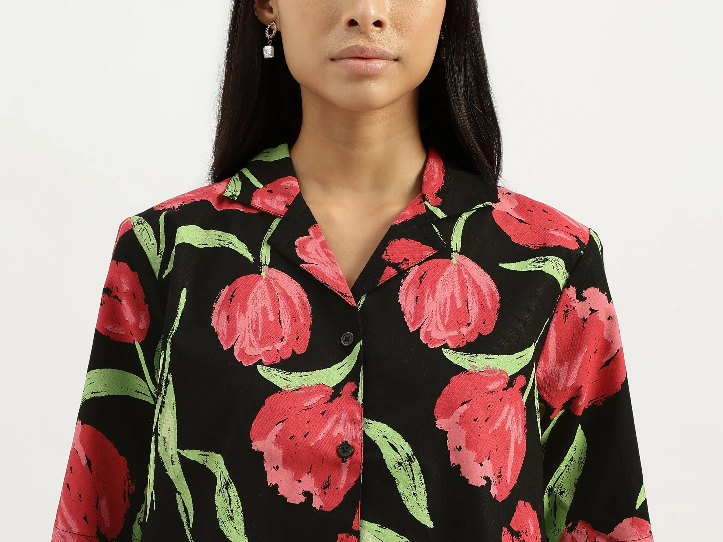 Resort Collar Printed Shirts