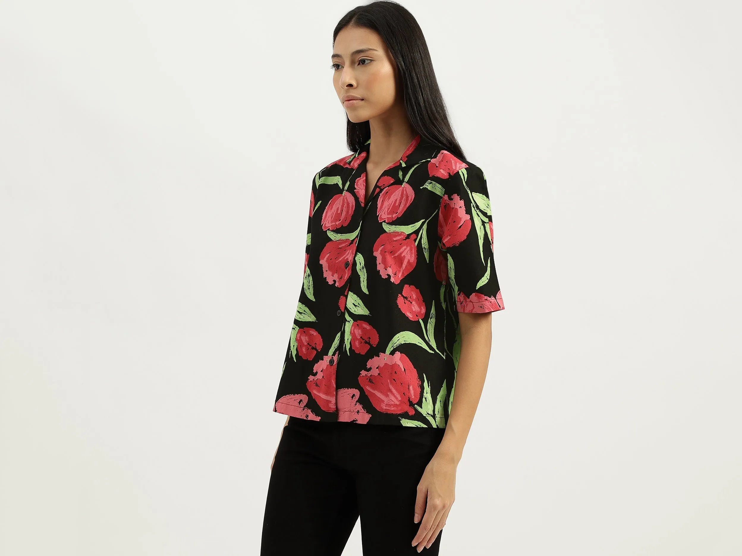 Resort Collar Printed Shirts