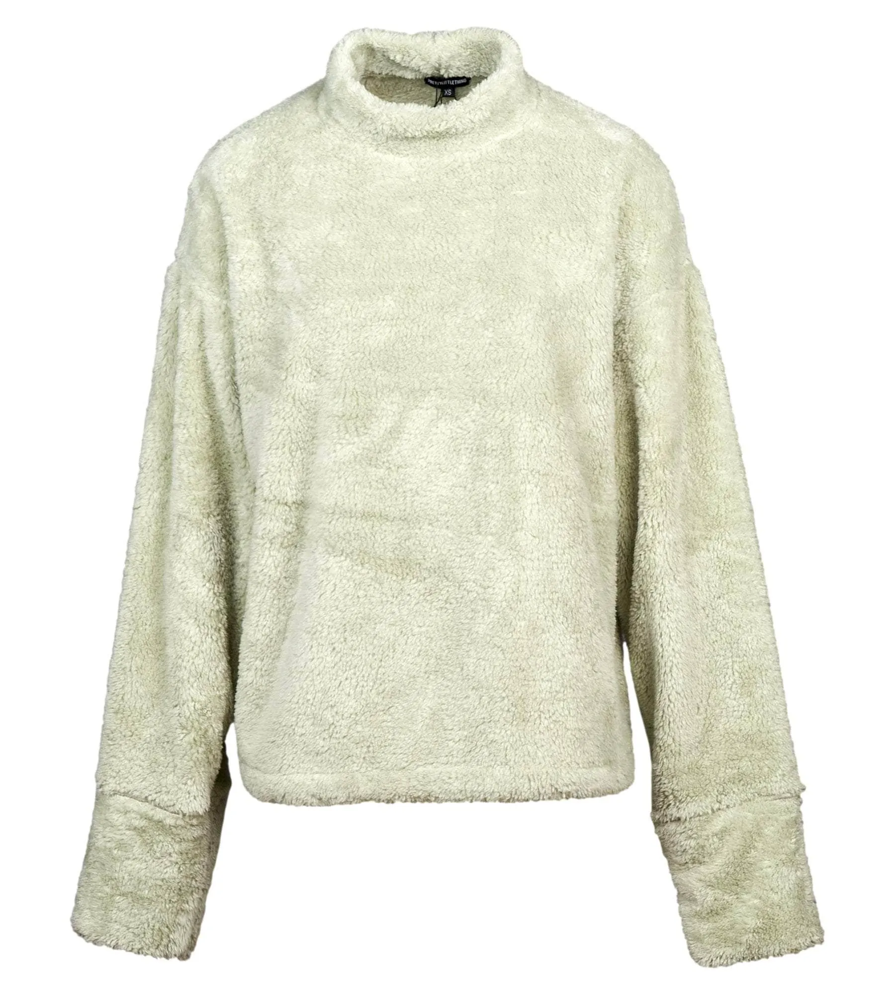 Sage Green Borg Jumper