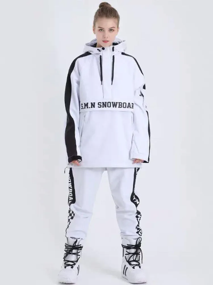 SMN Women's Top Fashion Snowboard Suit Snowsuit  Jacket & Pants Set