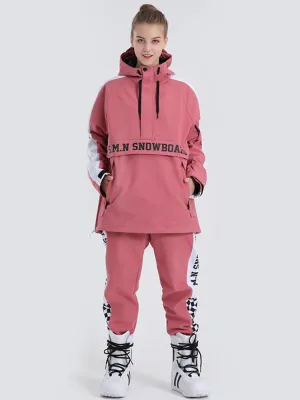 SMN Women's Top Fashion Snowboard Suit Snowsuit  Jacket & Pants Set