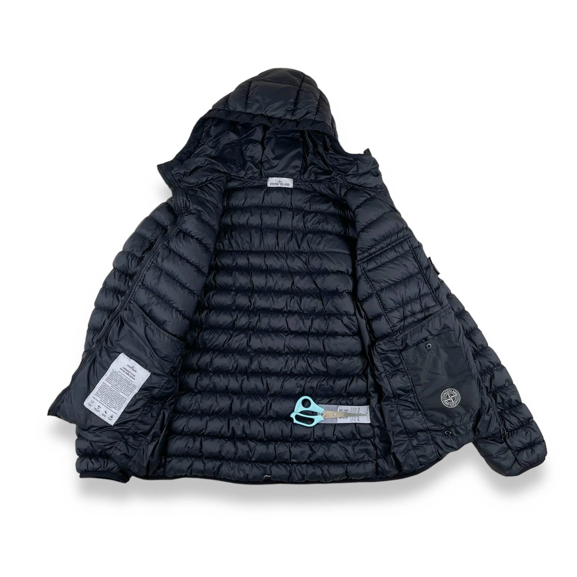 Stone Island Garment Dyed Micro Yarn Down Puffer Jacket (XL)