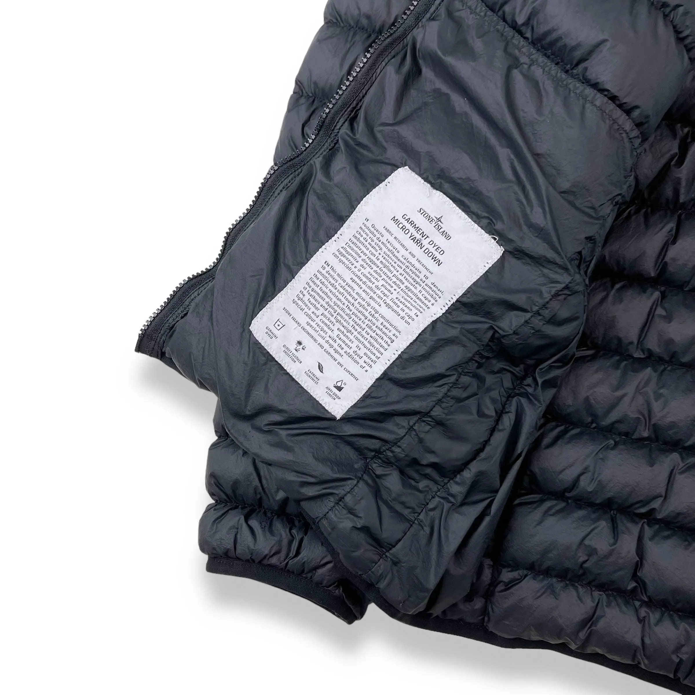 Stone Island Garment Dyed Micro Yarn Down Puffer Jacket (XL)