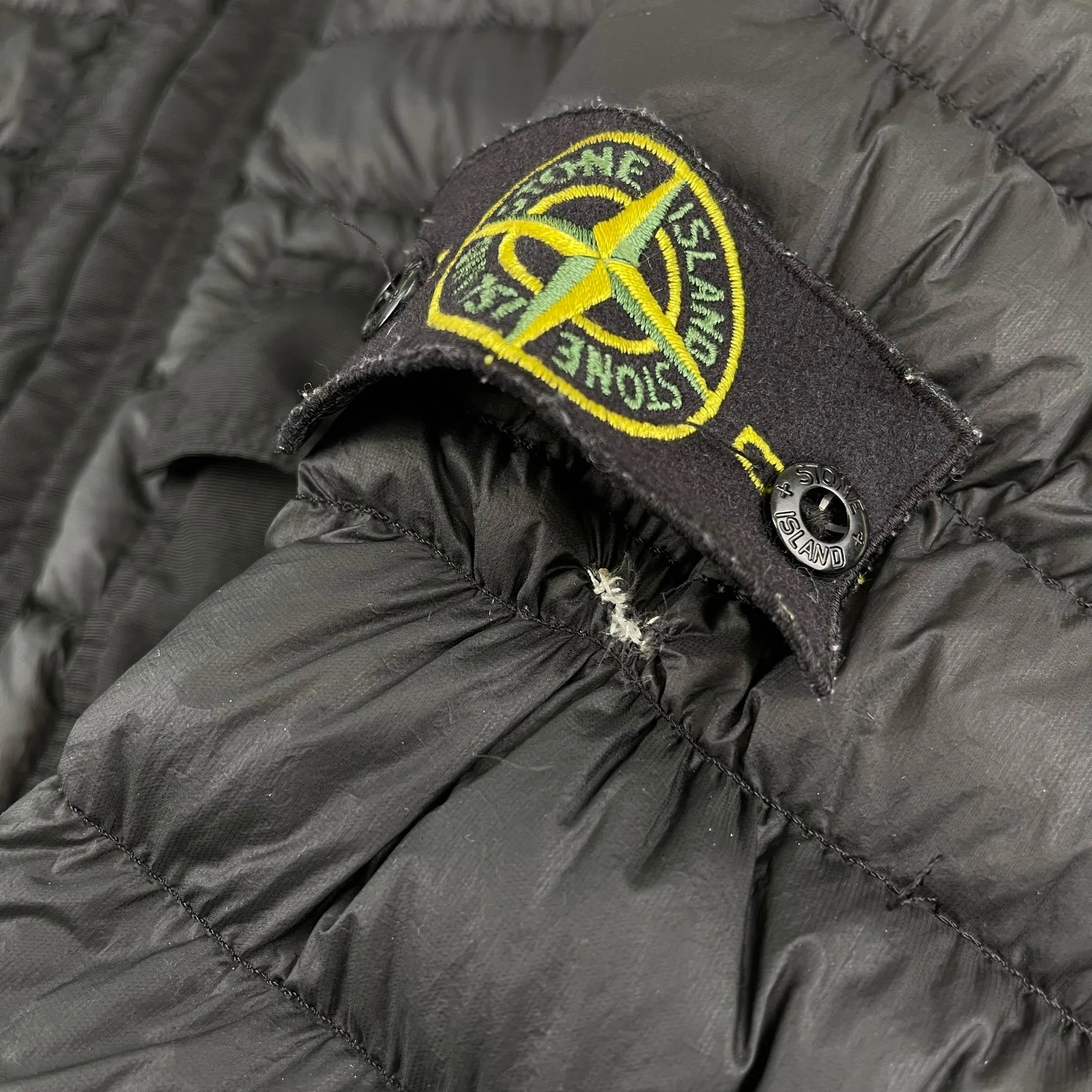 Stone Island Garment Dyed Micro Yarn Down Puffer Jacket (XL)