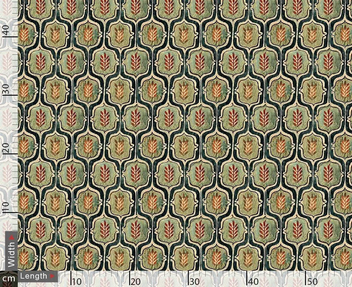 Stylized Ogee Pattern