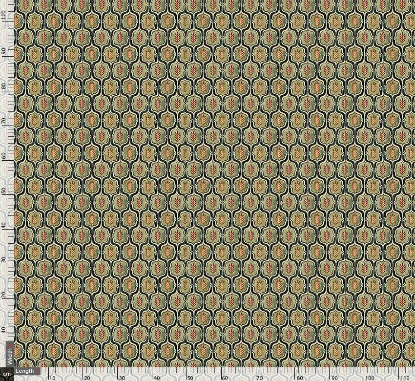 Stylized Ogee Pattern