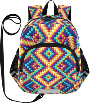 Stylized Snake Skin Little Kid Toddler Backpack Baby Boys Girls Kindergarten Pre School Bags Cute Cartoon Backpacks for children