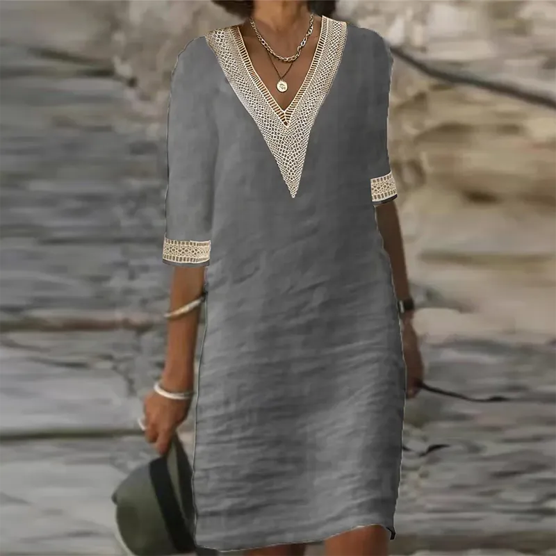 Sylis | Stylish Linen Summer Dress for Women