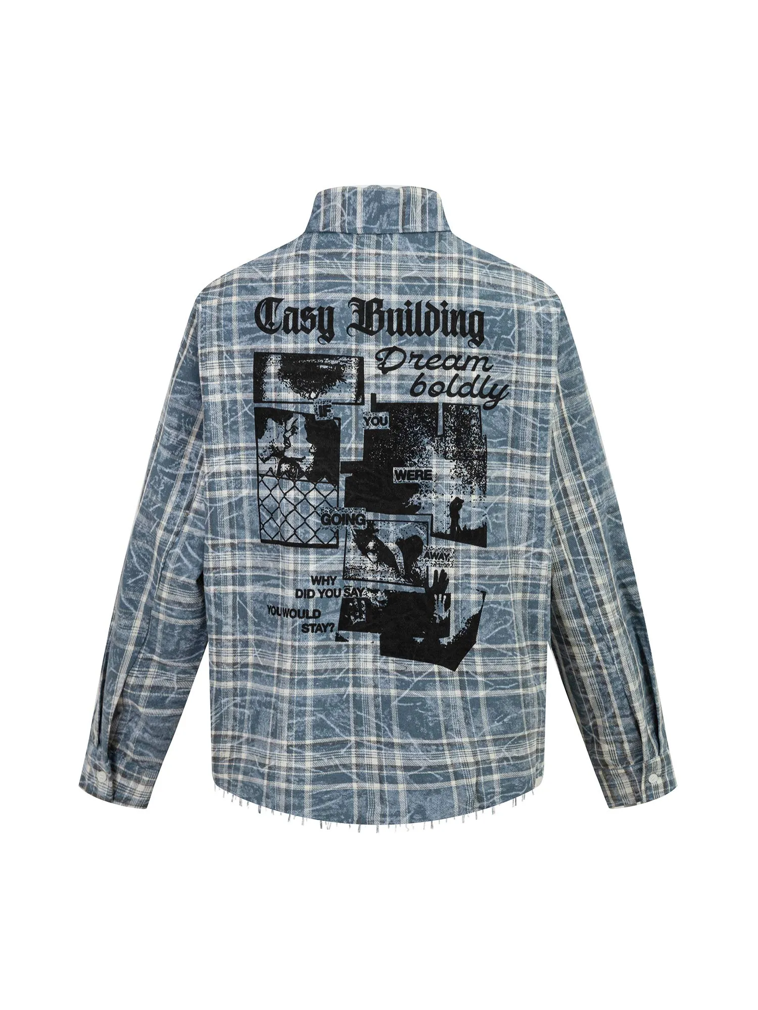 Thesupermade Printed Hooded Shirt