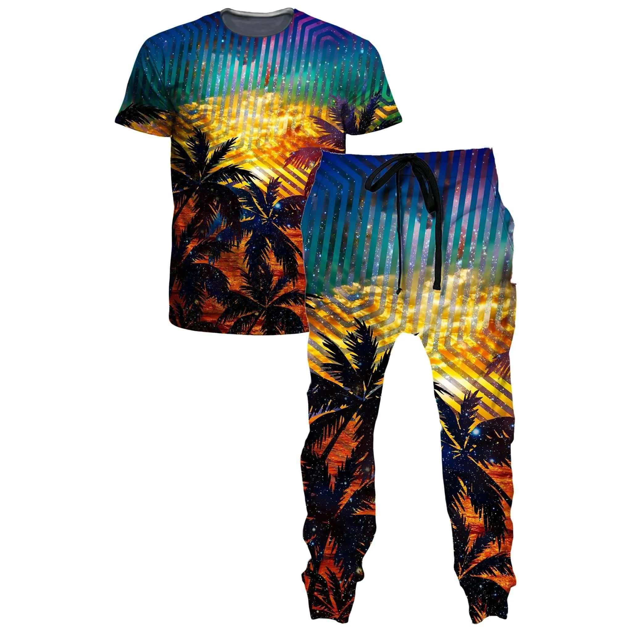 To Infinity And The Palms T-Shirt and Joggers Combo