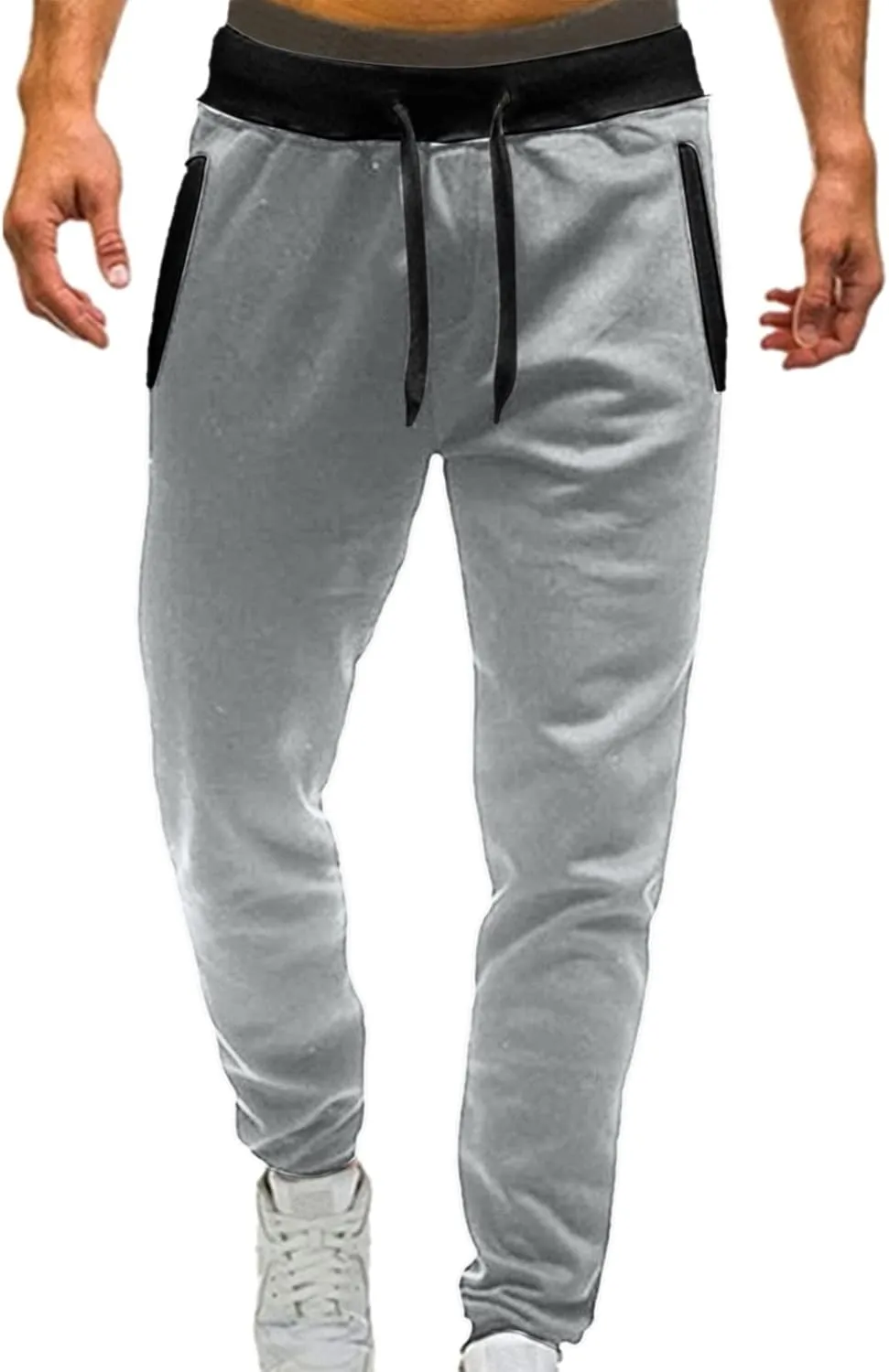 Training Pants for Man Trousers Mid Waisted Solid Pants Casual Jogging Fashion Hiking Cargo Pants Gym Sweatpants