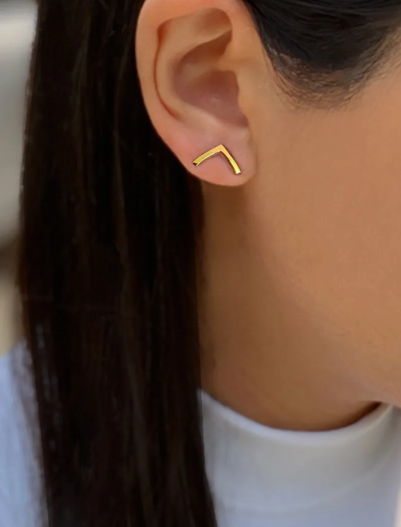 TRILL 2-Way Stud Earring Jackets | 18K Gold Over Sterling Silver