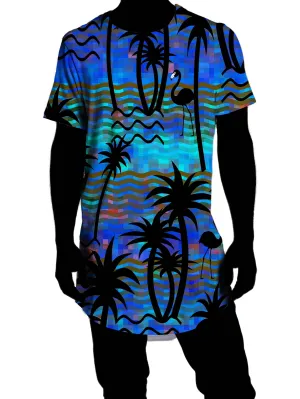 Tropical Dreams Drop Cut T-Shirt