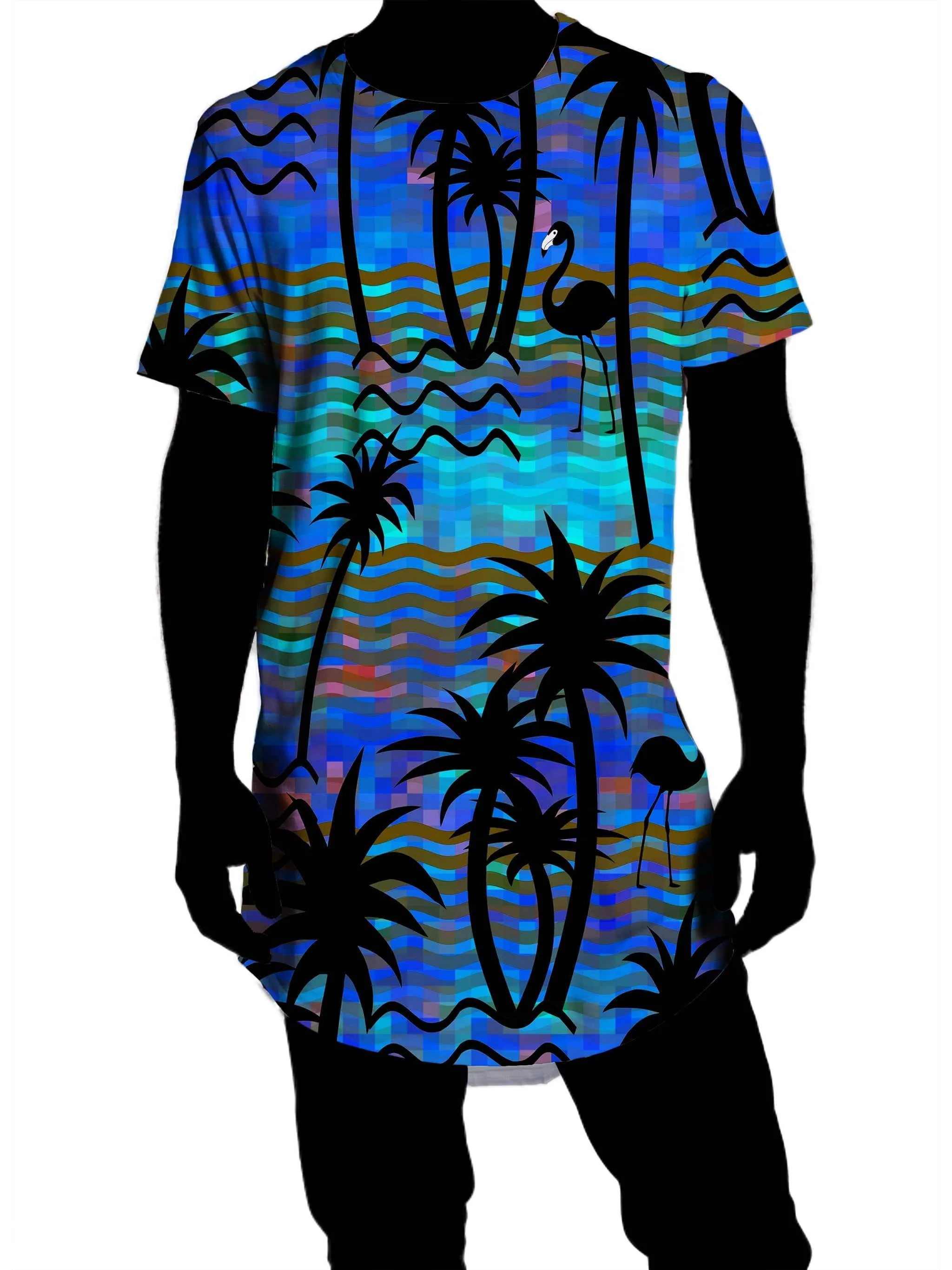 Tropical Dreams Drop Cut T-Shirt