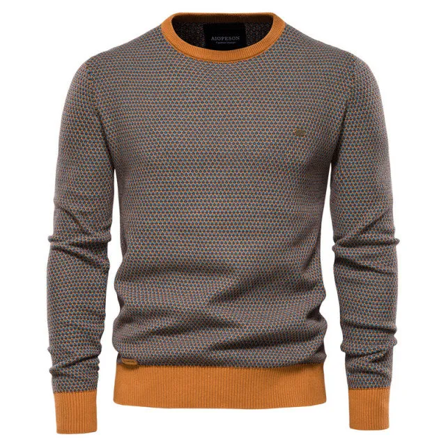West Louis Casual Warm High Quality O-Neck  Knitted Pullover