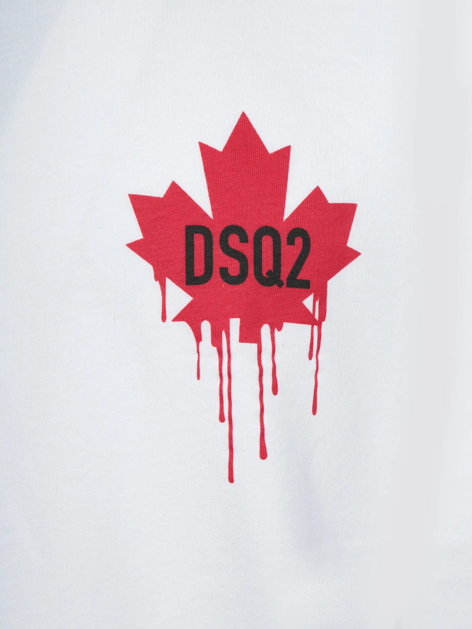White Leaf Blood Logo T-shirt