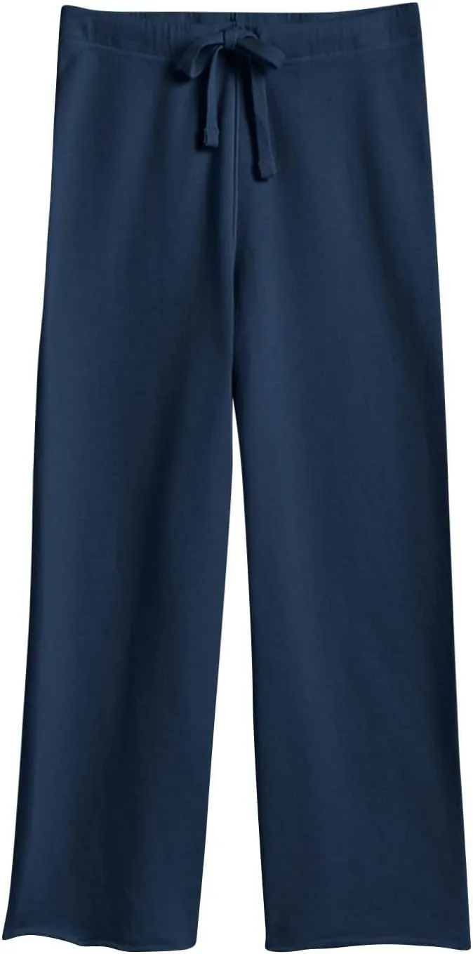 Wide Leg Sweatpants Women Baggy High Waist Drawstring Casual Trouser Style Lounge Pants Comfy Cotton Sweatpants