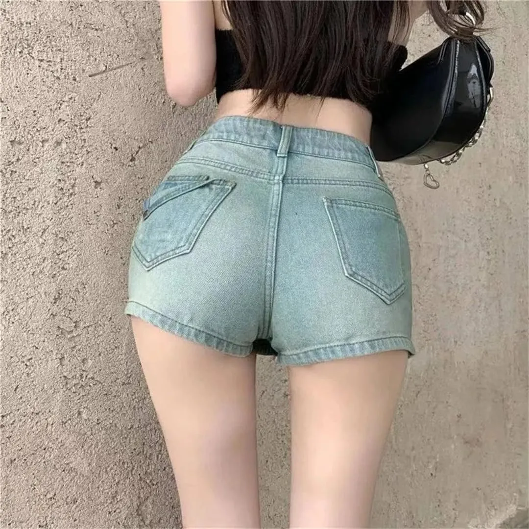 Women Summer High Waisted Denim Skirt Sexy Bodycon Party Denim Mini Skirts