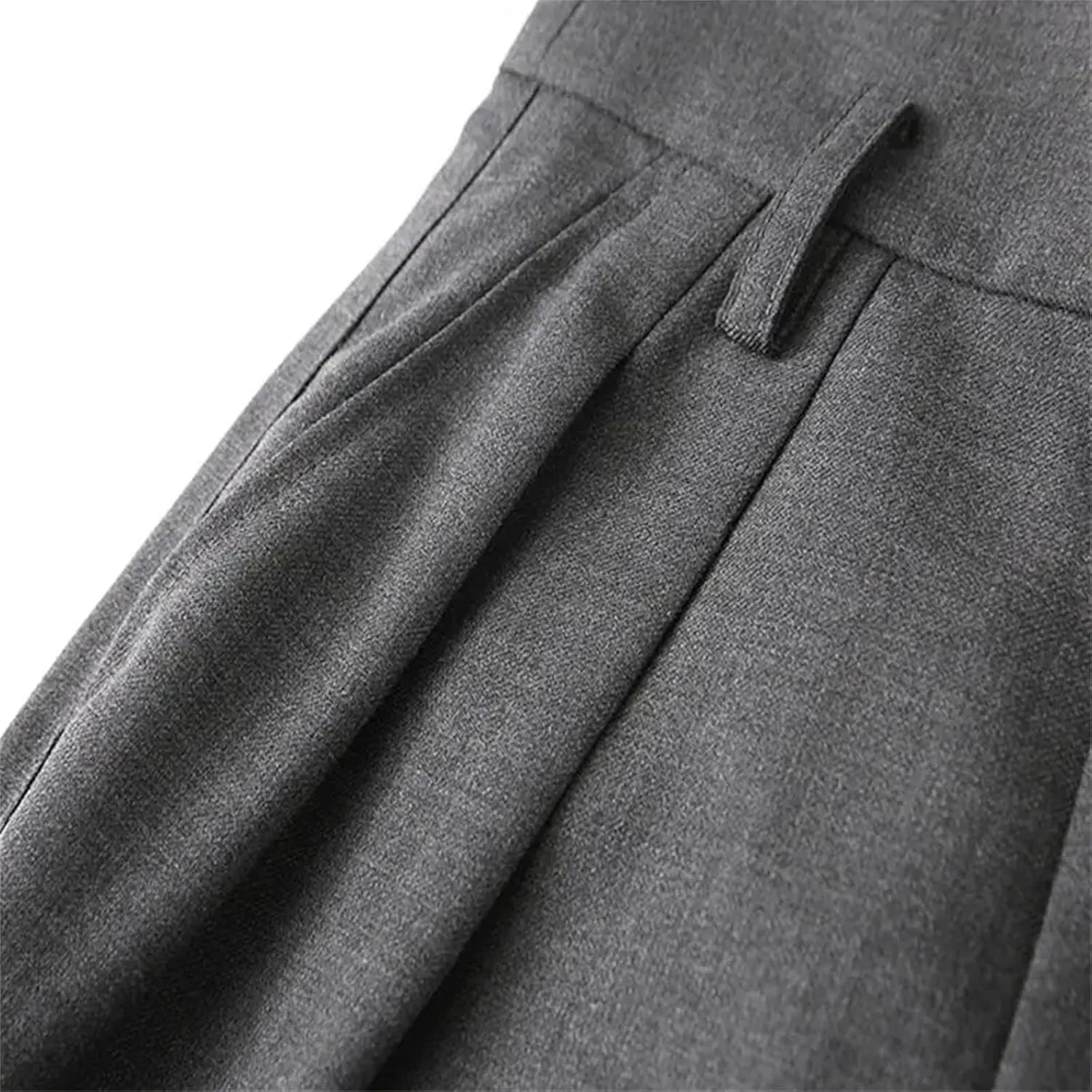 Womens Corset Overalls Wide-Leg Pants High Waist Year-Round Retro Casual Trousers